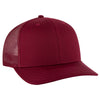 Otto Cap 112-1 - 6 Panel Mid Profile Mesh Back Trucker Hat - 112
