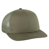 Otto Cap 112-1 - 6 Panel Mid Profile Mesh Back Trucker Hat - 112
