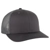 Otto Cap 112-1 - 6 Panel Mid Profile Mesh Back Trucker Hat - 112