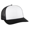 Otto Cap 112-1 - 6 Panel Mid Profile Mesh Back Trucker Hat - 112