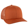 Otto Cap 112-1 - 6 Panel Mid Profile Mesh Back Trucker Hat - 112