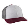 Otto Cap 112-1 - 6 Panel Mid Profile Mesh Back Trucker Hat - 112