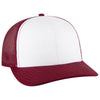 Otto Cap 112-1 - 6 Panel Mid Profile Mesh Back Trucker Hat - 112