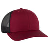 Otto Cap 112-1 - 6 Panel Mid Profile Mesh Back Trucker Hat - 112