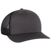 Otto Cap 112-1 - 6 Panel Mid Profile Mesh Back Trucker Hat - 112