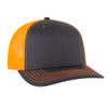Otto Cap 112-1 - 6 Panel Mid Profile Mesh Back Trucker Hat - 112