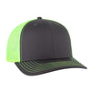 Otto Cap 112-1 - 6 Panel Mid Profile Mesh Back Trucker Hat - 112