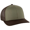 Otto Cap 112-1 - 6 Panel Mid Profile Mesh Back Trucker Hat - 112