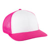 Otto Cap 112-1 - 6 Panel Mid Profile Mesh Back Trucker Hat - 112