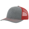 Richardson 112 Heather Grey/Red