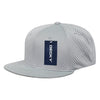 Decky 1128 Mesh Jersey Snapback Hat, Flat Bill Cap