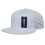 Decky 1128 Mesh Jersey Snapback Hat, Flat Bill Cap