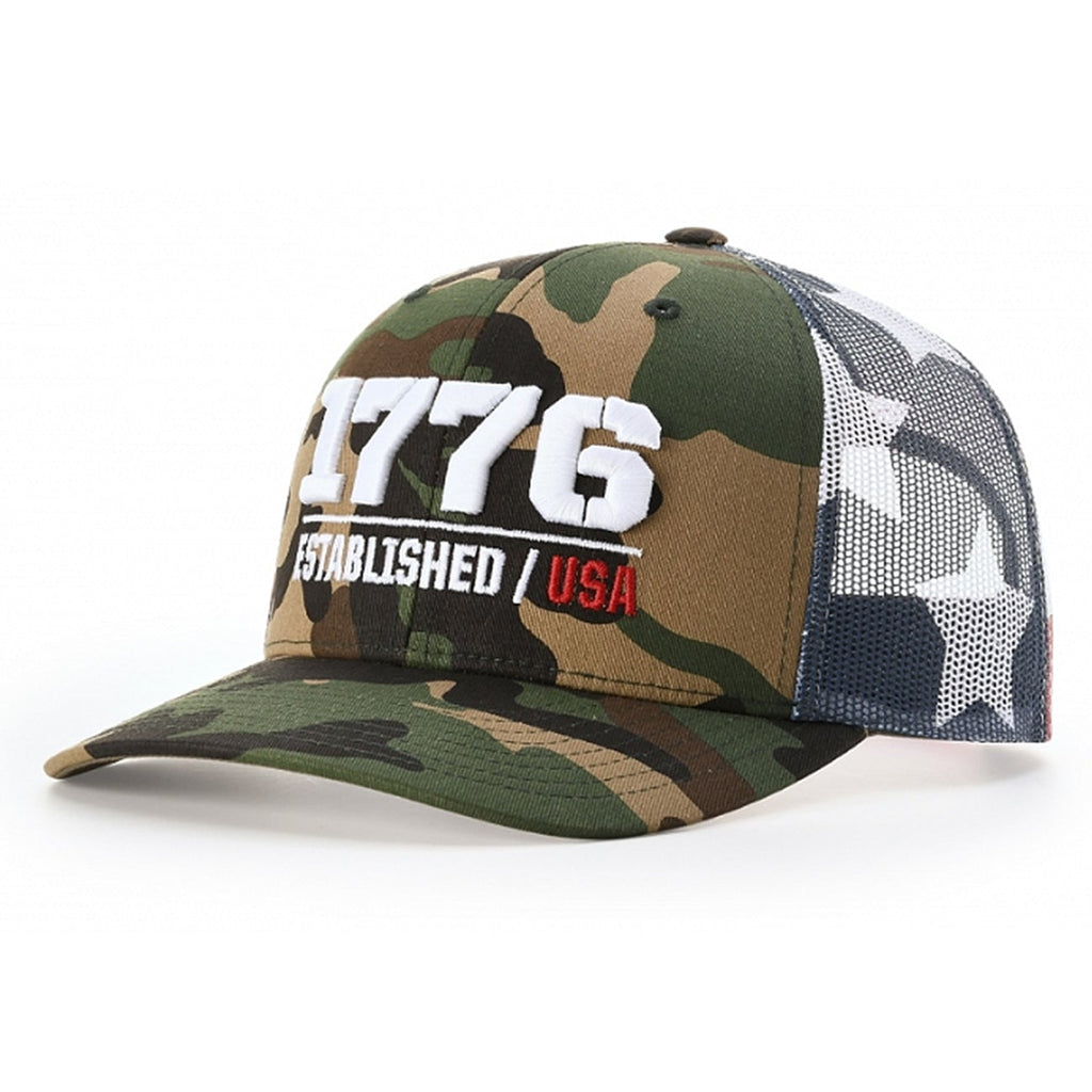 Richardson Printed Mesh Back Trucker Cap, Snapback Hat - 112PM – The Park  Wholesale