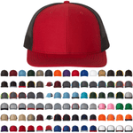 Lot of 50 Hats Richardson 112 Classic Premium Trucker Hat, Snapback - Picture 4 of 97