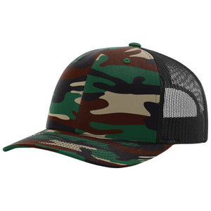 Richardson 112P Printed Trucker Hat Snapback Cap - 