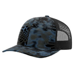 Richardson 112P Printed Trucker Hat Snapback Cap - Picture 30 of 63
