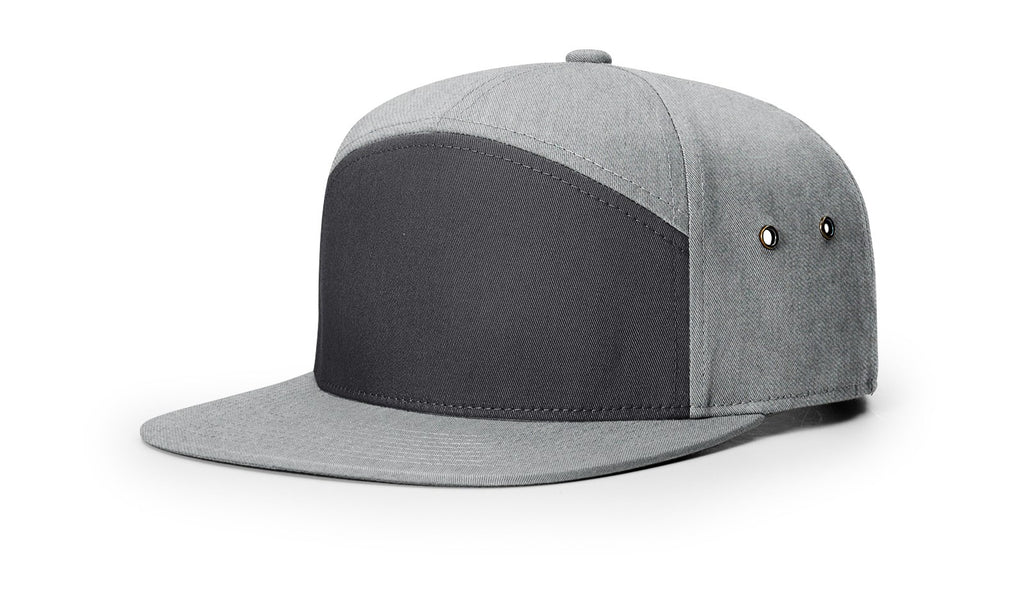 Enlarged view of Richardson 257 7 Panel Twill Strapback Cap