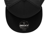 Decky 1133 7 Panel High Profile Structured Cotton Blend Trucker Hat