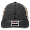 Otto 6 Panel Low Pro Mesh Back Trucker Hat, Garment Washed Pigment Dyed Dad Cap - 121-1202