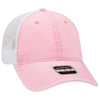 Otto 6 Panel Low Pro Mesh Back Trucker Hat, Garment Washed Pigment Dyed Dad Cap - 121-1202