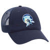 Otto 6 Panel Low Pro Trucker Hat, Garment Washed Cotton Mesh Back Dad Cap - 121-858