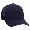 Otto 6 Panel Low Pro Trucker Hat, Garment Washed Cotton Mesh Back Dad Cap - 121-858