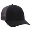 Otto 6 Panel Low Pro Trucker Hat, Garment Washed Cotton Mesh Back Dad Cap - 121-858