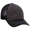 Otto 6 Panel Low Pro Trucker Hat, Garment Washed Cotton Mesh Back Dad Cap - 121-858
