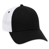 Otto 6 Panel Low Pro Mesh Back Trucker Hat, Cotton Flipped Edge Visor, Sandwich Bill Cap - 122-945