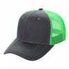 Unbranded 6-Panel Curve Trucker Hat, Blank Mesh Back Cap