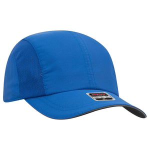 Otto Reflective 6 Panel Running, Sport Hat, Polyester Cap with Reflective Sandwich Visor - 133-1240 - 