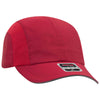 Otto Reflective 6 Panel Running, Sport Hat, Polyester Cap with Reflective Sandwich Visor - 133-1240