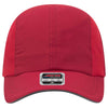Otto Reflective 6 Panel Running, Sport Hat, Polyester Cap with Reflective Sandwich Visor - 133-1240