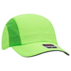 Otto Reflective 6 Panel Running, Sport Hat, Polyester Cap with Reflective Sandwich Visor - 133-1240