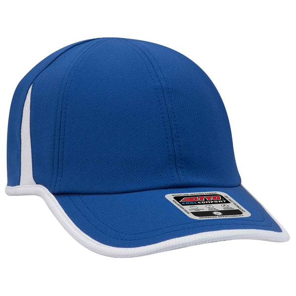 Otto UPF 50+ 6 Panel Running Hat, Cool Performance Stretchable Sport Cap - 133-1254