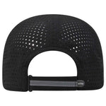 Otto Reflective 6 Panel Running, Sport Hat, Polyester Perforated Back w/ Reflective Trim Visor - 133-1258 - Picture 3 of 16