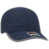 Otto Reflective 6 Panel Running, Sport Hat, Polyester Perforated Back w/ Reflective Trim Visor - 133-1258