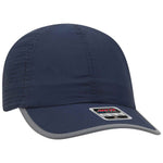 Otto Reflective 6 Panel Running, Sport Hat, Polyester Perforated Back w/ Reflective Trim Visor - 133-1258 - Picture 14 of 16