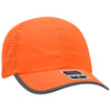 Otto Reflective 6 Panel Running, Sport Hat, Polyester Perforated Back w/ Reflective Trim Visor - 133-1258