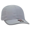 Otto Reflective 6 Panel Running, Sport Hat, Polyester Perforated Back w/ Reflective Trim Visor - 133-1258