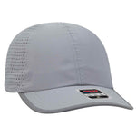 Otto Reflective 6 Panel Running, Sport Hat, Polyester Perforated Back w/ Reflective Trim Visor - 133-1258 - Picture 7 of 16