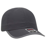 Otto Reflective 6 Panel Running, Sport Hat, Polyester Perforated Back w/ Reflective Trim Visor - 133-1258 - Picture 11 of 16