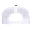 Otto 141-1070 6 Panel Mid Profile Mesh Back Trucker Cap, Snapback Flat Bill Hat