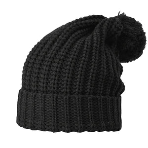 Richardson 143 Chunky Cable Beanie with Cuff & Pom 143R - 