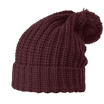 Richardson 143 - Chunky Cable Knit Beanie with Cuff & Pom - 143R - Picture 4 of 11