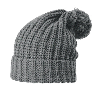 Richardson 143 Chunky Cable Beanie with Cuff & Pom 143R - 