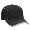 Otto 6 Panel Low Profile Baseball Cap, Cotton Twill Trim Visor w/ Contrast Stitch - 147-1071