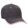 Otto 6 Panel Low Profile Baseball Cap, Cotton Twill Trim Visor w/ Contrast Stitch - 147-1071