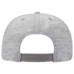 Otto 6 Panel Mid Pro Snapback Hat, Rayon Blend Jersey Knit Flat Bill Cap - 148-1218