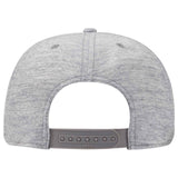Otto 6 Panel Mid Pro Snapback Hat, Rayon Blend Jersey Knit Flat Bill Cap - 148-1218